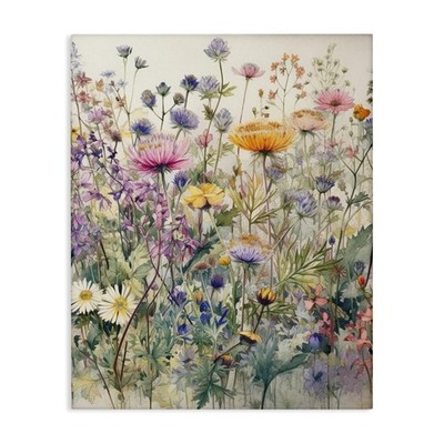 Stupell Industries Mixed Wild Flowers Canvas Wall Art Design by Ryley Gray, 2...