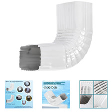 Downspout Gutter Elbows 3X4 Inch 90 Degree Style a Aluminum Downspout Elbow For