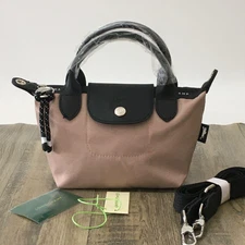 Longchamp Le Pliage Energy Shoulder Tote Bag 2Way Bag XS Beige Pink Outlet NEW