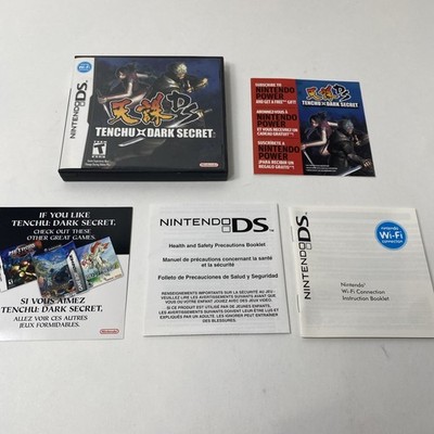Tenchu: Dark Secret (Nintendo DS, 2006) Authentic Case & Inserts Only *No Game*