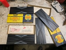 Lot Of 2 Aurora THUNDERJET 500 1524 9 INCH 2 CHRISS CROSS PAIR TRACKS HO In Box