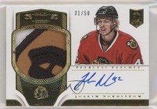 2013-14 Panini Dominion Peerless 31/50 Joakim Nordstrom #PP-JNO Patch Auto 2u3