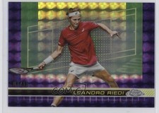2024 Topps Chrome Purple Geometric Refractor /15 Leandro Riedi #199