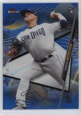 2020 Topps Finest Blue Refractor 82/150 Adrian Morejon #99 Rookie RC 0q3