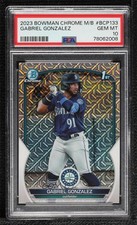 2023 Bowman Chrome Prospects Mega Box Mojo Refractor Gabriel Gonzalez PSA 10 ez6
