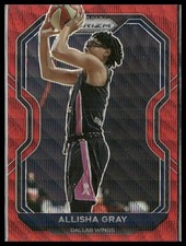 2021 Panini Prizm WNBA #48 Allisha Gray Prizms Ruby Wave