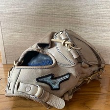Mizuno Pro Hardball Pitcher's Glove Camel Blonde PLEXI ELITE Blue Diamond Label