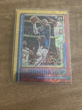 Shai Gilgeous Alexander 2023-24 Optic 9/99 Red Gold Choice Elite Dominators #1