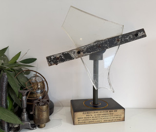 WW2 RARE BRITISH RAF AVRO LANCASTER BOMBER AIRCRAFT COCKPIT RELIC WITH HISTORY