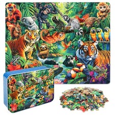 Puzzles for Kids Ages 4-6, Jungle Puzzle 60 Piece