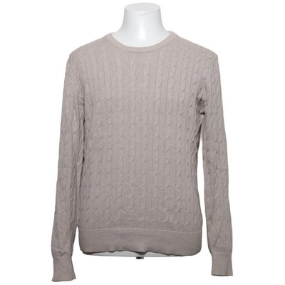J.Lindeberg, Strickpullover, Größe: M, Beige, Baumwolle, Zopfstrick, Herren #bmQ