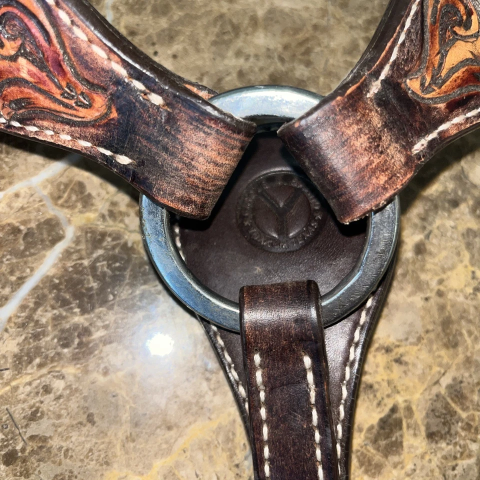 Circle y Rawhide Western Tack Set (breastcollar, Bit, Bridal) - Image 2 of 4