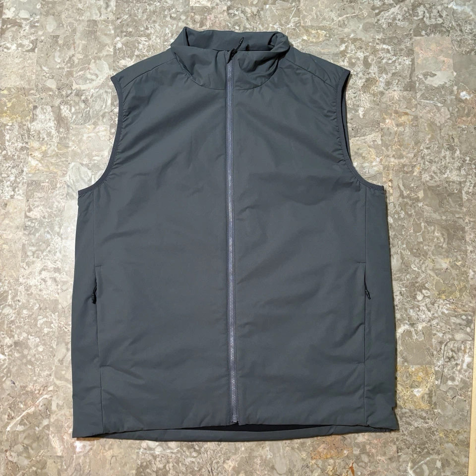 Chaleco Western Rise Para Hombre Grande Gris Airloft Performance Tech Viaje Ligero Foto 2 de 4