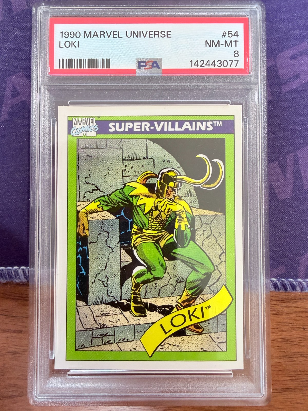 Loki - 1990 Impel Marvel Universe #54