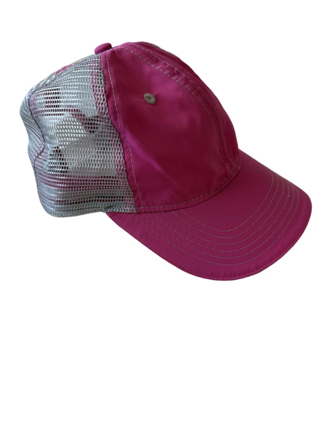 Women's Headsweats Pink Gray Mesh Trucker Hat One Size