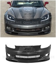 For 05-13 Corvette C6 Z06 C6 Zr1 Style Primed Full Front Bumper Cover Lip For 05-13 Corvette C6 Z06 C6 Zr1 Style Primed Full Front Bumper Cover Lip