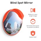23" Blind Spot Wide Angle Convex Security Road Parking Outdoor Traffic Mirror — photo 2