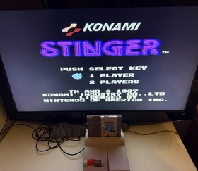 Nintendo NES Konami Lot of 2! Stinger & Top Gun CARTS ONLY Combine Shipping 📫