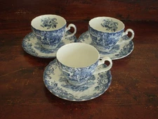 Johnson Brothers Ironstone 3 Coaching Scenes Cup & Saucer Sets Hunting Country