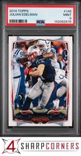 2014 TOPPS #148 JULIAN EDELMAN PATRIOTS POP 2 PSA 9