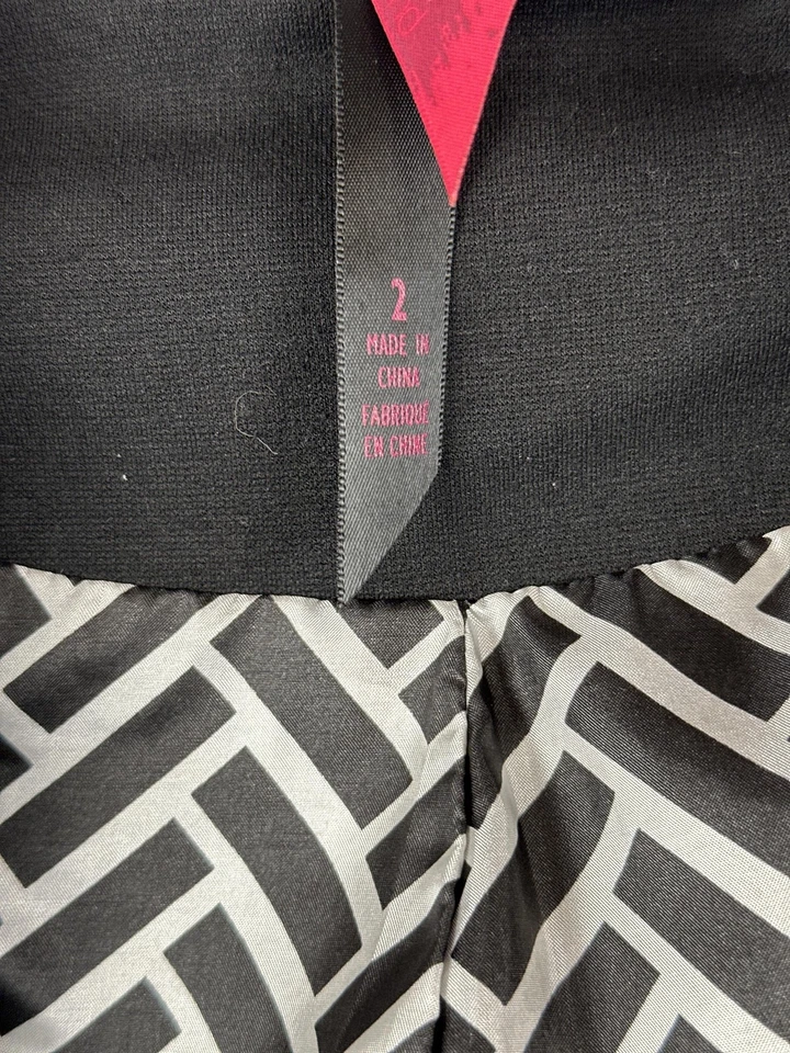 Blazer Pure Energy Mujer 2 Negro Elastizado Poliéster Forrado Chaqueta Manga Acanalada Foto 4 de 4