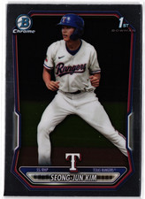 Seong-Jun Kim 2026 Bowman Chrome 1st Bowman Base Set #BCP-45 Rangers Prospect