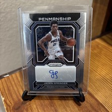 2022-23 Prizm JADEN SPRINGER #PNM-JSP Penmanship AUTO - PHILADELPHIA 76ers