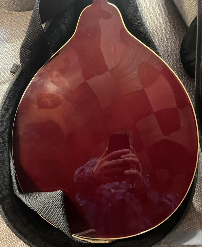 Rover Sunburst A-Style Mandolin -w- Hard Case - Image 4 of 4