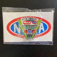 NHRA Gatornationals 2017 Amalie Oil Lapel Pin Top Eliminator Club Gainesville FL