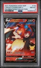2021 POKEMON SWSH BLACK STAR PROMO CELEBRATIONS COLL LANCE'S CHARIZARD V PSA 8