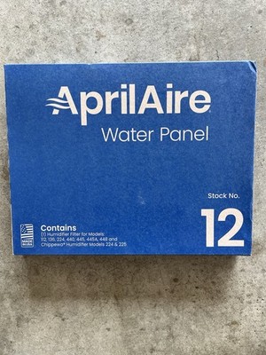 AprilAire 12 Water Panel Humidifier Filter Replacement Single Pack (1), White 