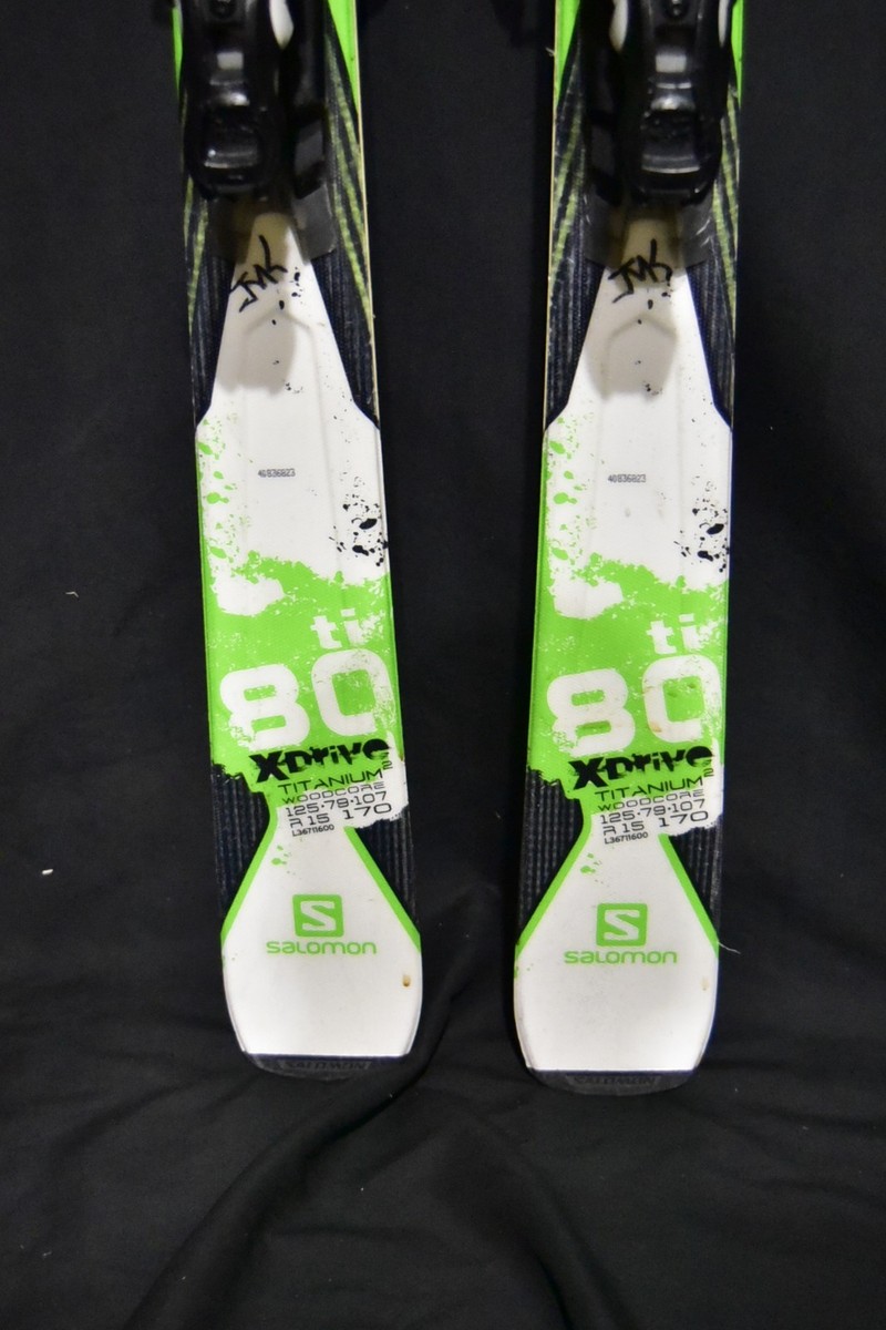 Salomon X-Drive 170 スキー SALOMON X-DRIVE 80TI SKIS SIZE 170 CM WITH SALOMON BINDINGS | eBay