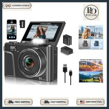 High-Performance CMOS Digital Camera with WiFi & Dual Battery Included