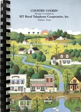 COUNTRY COOKIN' Recipes Compiled by XIT Rural Telephone Coop., Inc *MINT*