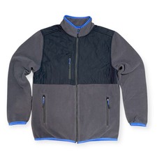 Men s Grey Full Zip Jacket Fleece Grey size S