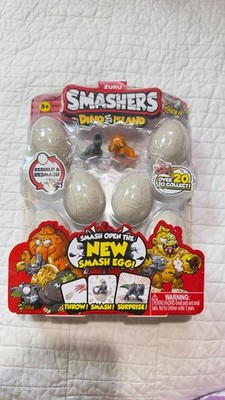 Zuru Smashers Dino Island Pack Smash Eggs, Brand New Factory