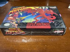 Nintendo Super Metroid SNES 1994 NTSC-U/C Manual Included Action Adventure