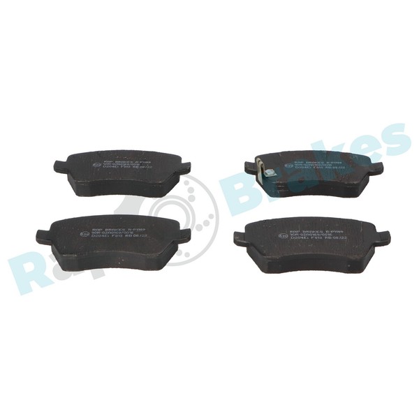 RAP Brakes Bremsbelagsatz Scheibenbremse R-P1188 FüR Opel Agila H08 F68 LPG Cdti-image
