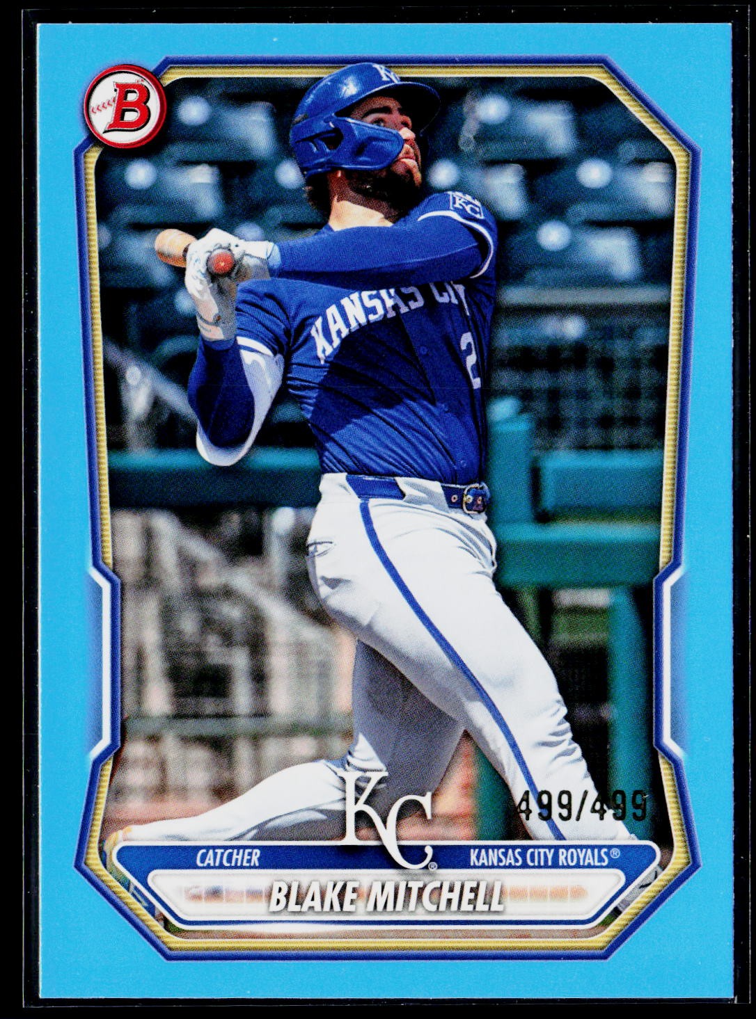 2026 Bowman #BP-13 Blake Mitchell Prospects Sky Blue #/499