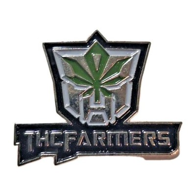 THC Farmers Optimus Kind Pin Back Very Good Condition Fast Shipping 