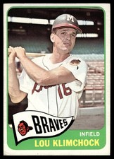 1965 Topps #542 Lou Klimchock #B2R4