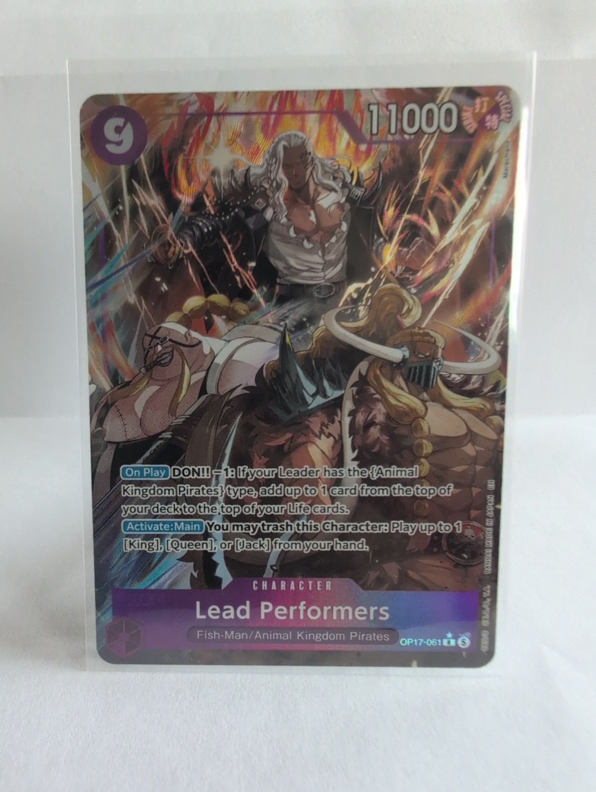 Lead Performers (Alternate Art) OP17-061 The World's Strongest Warriors Foil