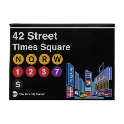 Artisan Owl New York City MTA Transit 3.25 x 0.25 x 2.50 inches, Multi Color 