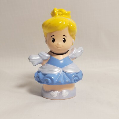 Fisher Price Little People Disney Princess Cinderella Figure Castle Blue  Dress | eBay