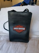 Vintage Harley-Davidson Leather Square Purse made in usa