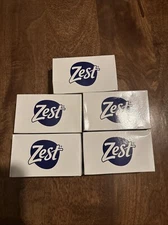 Zest Zestfully Clean 4 oz. Bar Soap Vintage New in Box Lot Of 5 UAE Made