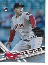 2017 Topps Update Baseball Rainbow Foil Hector Velazquez RC Red Sox