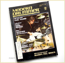 MODERN DRUMMER - June July 1980 - CARL PALMER