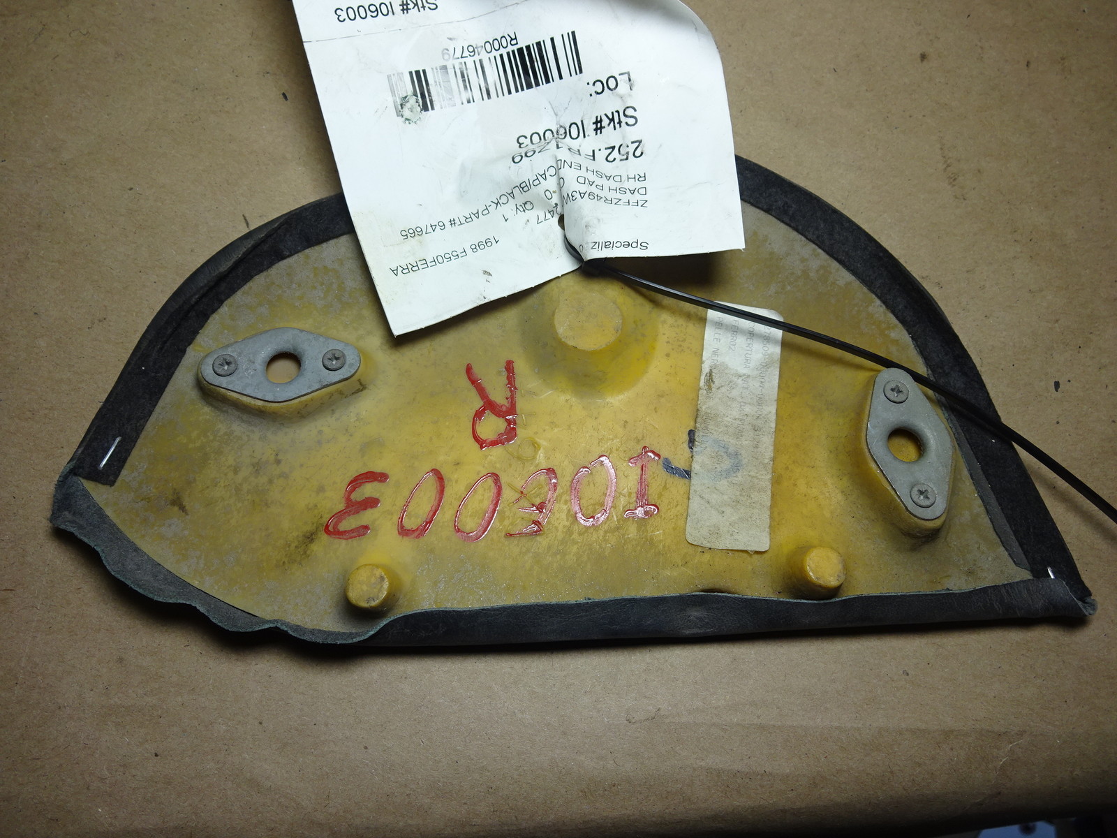 Ferrari 550 575 - LH Left Dash Board End Panel Moulding Cover # 64766500