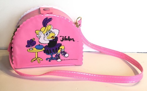 Cartera de colección 1993 Helen Henny Showbiz Pizza Time Prize Snap rosa intenso - Imagen 3 de 9